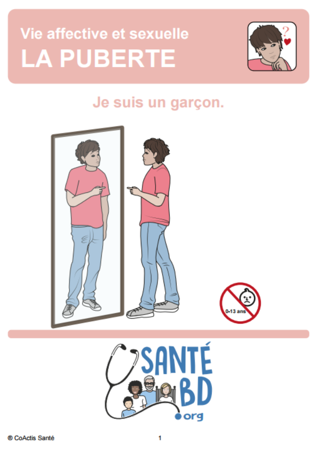 SantéBD / Puberté Garçon (version 1) - CeRHeS